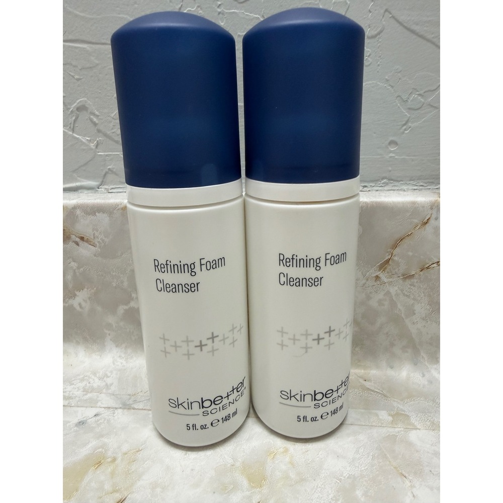 Skinbetter Science Refining Foam Cleanser 5oz Normal to Oily Skin Set of 2
